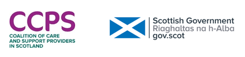 Logos for CCPS and Scottish Government